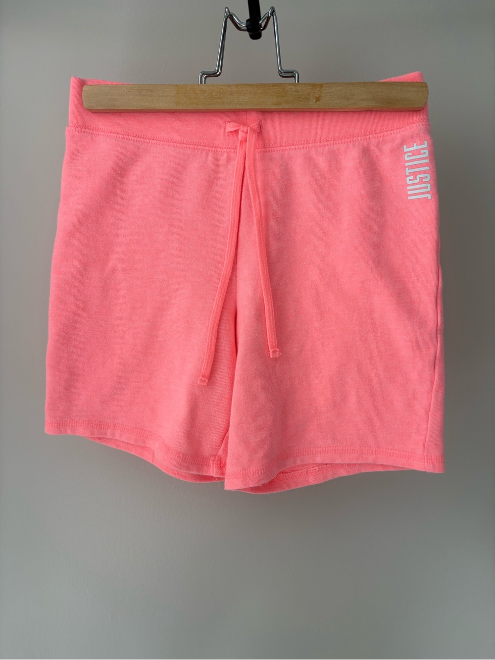 JUSTICE Girls' Pink Sweat Shorts Size 12